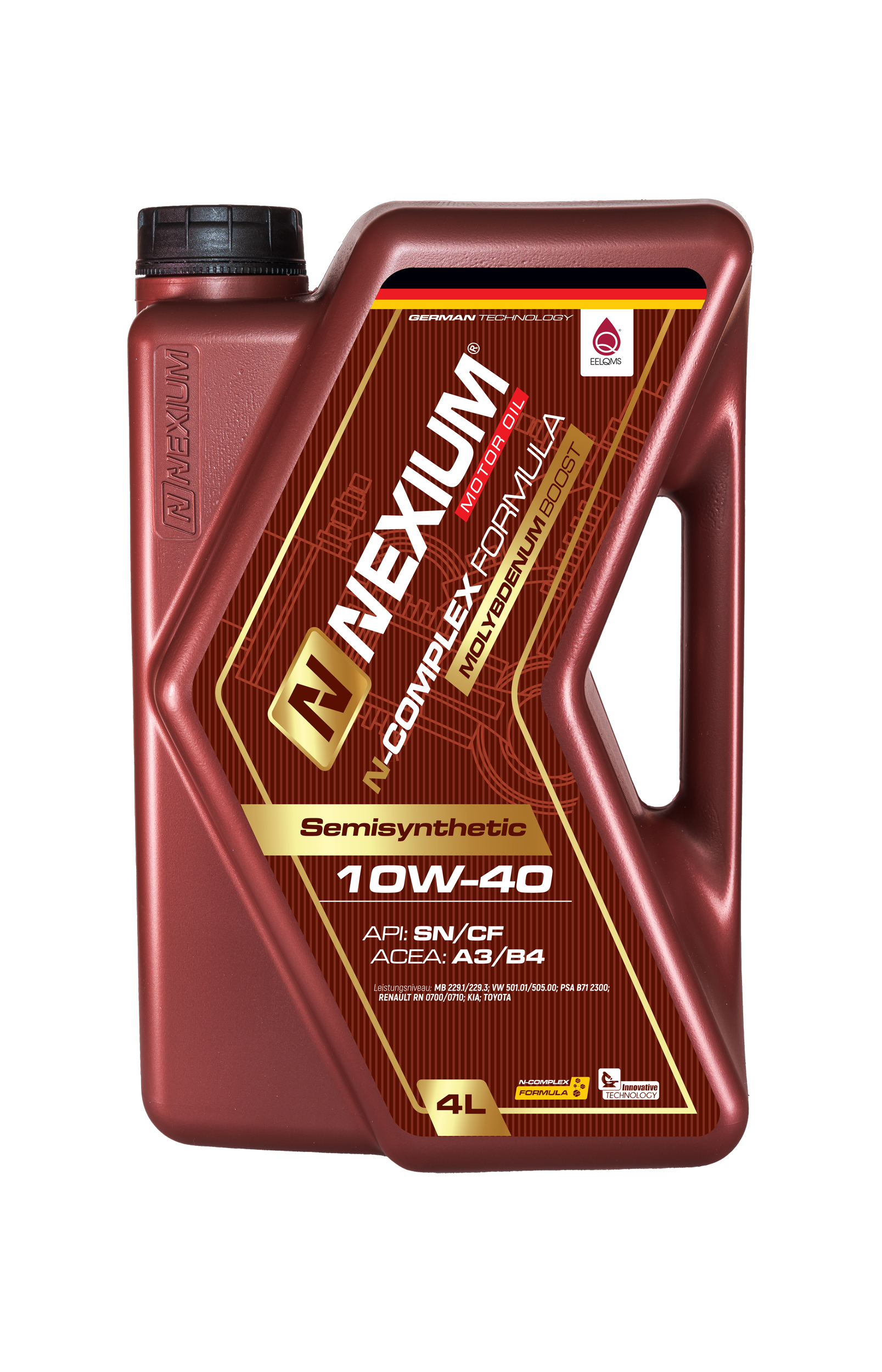 NEXIUM  SEMISYNTHETIC  SN CF 10W40 4L copy